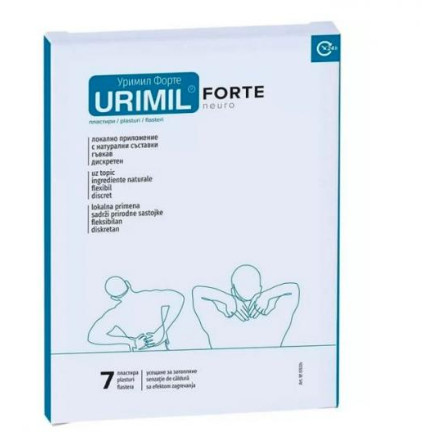 Urimil Forte Neuro plasturi, 7 bucati, Naturpharma