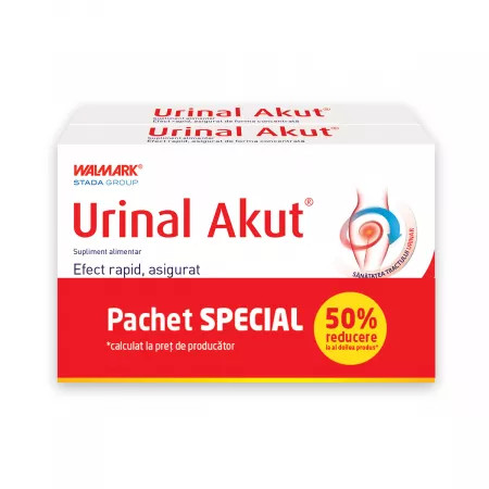 Urinal Akut, 10+10 comprimate Pachet Promotional, Walmark