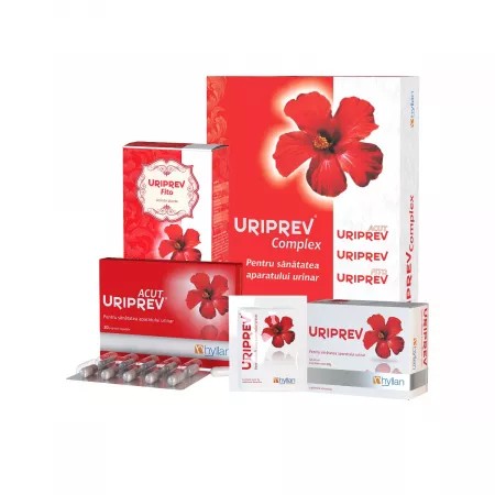 Uriprev Complex, 10 capsule + 12 plicuri + 80 g – Hyllan