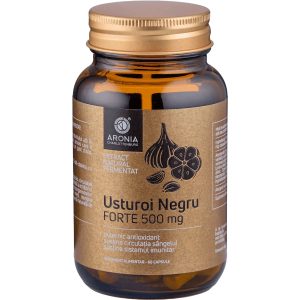 Usturoi negru Forte 500mg, 60 capsule, Aronia Charlottenburg