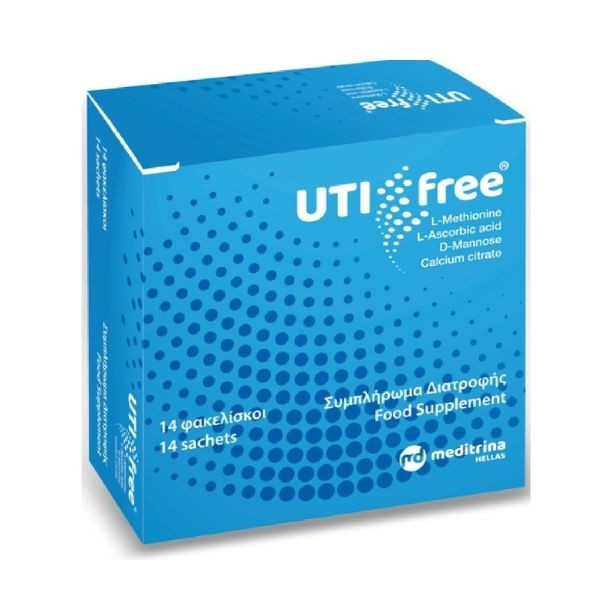 UTI Free pulbere, 14 plicuri, Meditrina