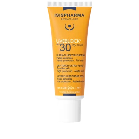 UVEBLOCK SPF 30 Dry Touch – Protectie solara cu efect matifiant pentru ten gras – 40 ml, IsisPharma