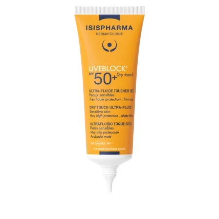 UVEBLOCK SPF 50+ Dry Touch – Protectie solara cu efect matifiant pentru ten gras – 40 ml, IsisPharma