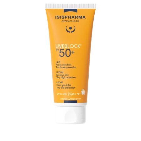 UVEBLOCK SPF 50+ Lotion – Lotiune de corp cu protectie solara pentru piele sensibila 100 ml, IsisPharma