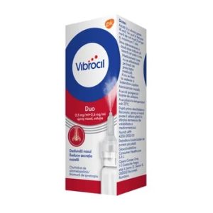 Vibrocil Duo spray nazal 0,5mg/ml + 0,6mg/ml, 10ml, GSK
