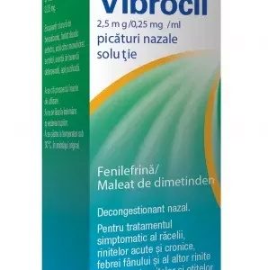 Vibrocil Picaturi nazale, 15ml, Glaxo