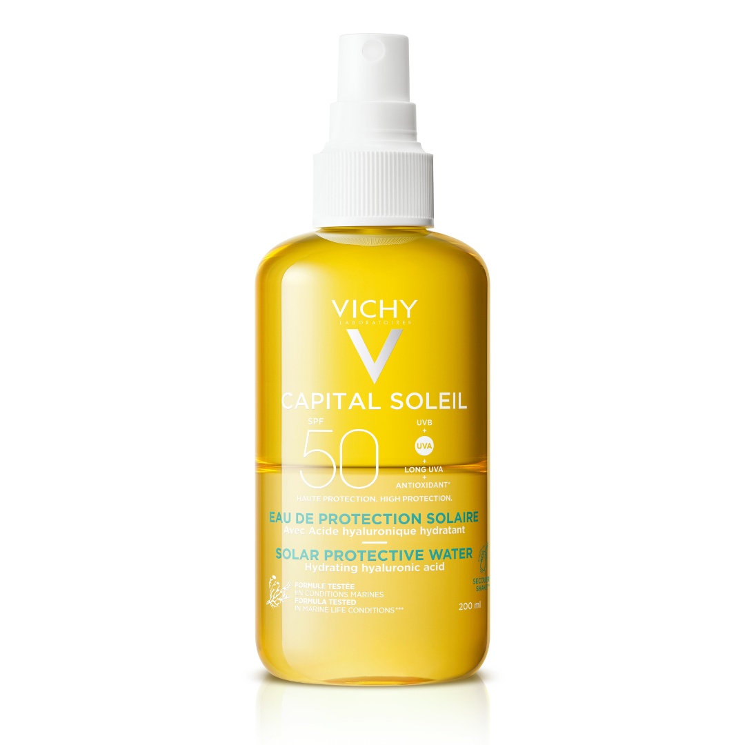Vichy Capital Soleil Apa cu Protectie Solara SPF50 fata si corp, 200ml