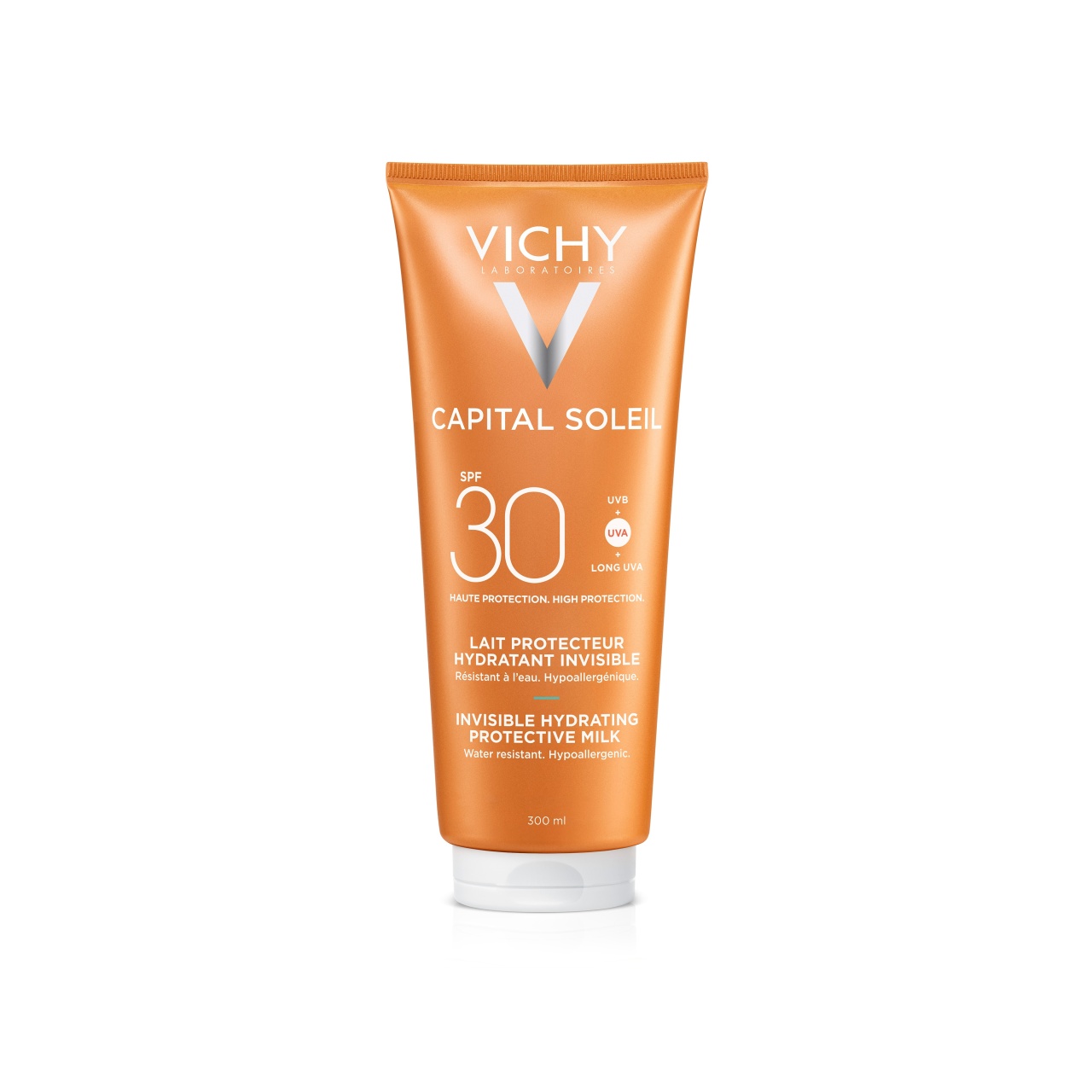 Vichy Capital Soleil Lapte Hidratant SPF30+ fata si corp, 300ml
