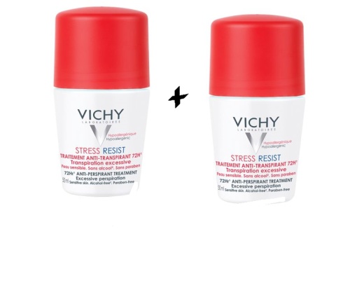 VICHY Deo Roll-on Stress Resist Eficacitate 72h 50ml x2buc