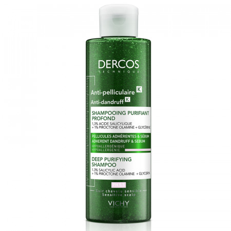 VICHY Dercos Sampon anti-matreata purificator, 250ml