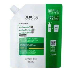 VICHY Dercos Sampon antimatreata PU, rezerva Eco, 390ml