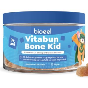 Vitabun Bone Kid, 60 jeleuri gumate cu Calciu