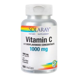 Vitamin C Solaray, 100 capsule, Secom