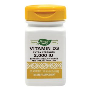 Vitamin D3, 2000UI,30 capsule moi, Nature's Way