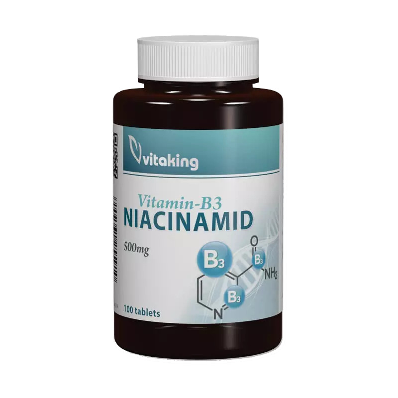 Vitamina B3-Niacinamida 500mg x100cpr Vitaking
