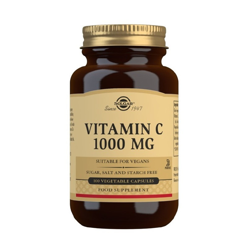 Vitamina C 1000 mg, 100 capsule, Solgar
