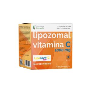 Vitamina C Lipozomal, 1000 mg, 15 plicuri, Remedia