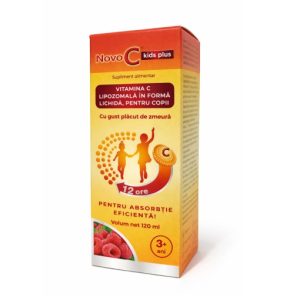 Vitamina C Lipozomală Novo C Kids, 120 ml