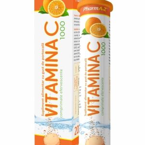 Vitamina C Orange 1000mg, 20 comprimate efervescente, PharmA-Z