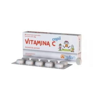 Vitamina C pentru copii, 20 comprimate masticabile, Hyllan