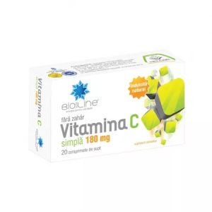 Vitamina C simpla 180mg, 20 comprimate de supt, Helcor
