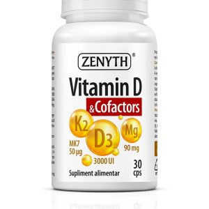 Vitamina D si Co-factori, 30 capsule, Zenyth