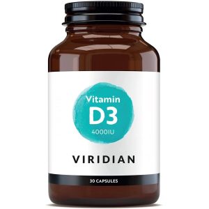 Vitamina D3 4000ui, 30 capsule, Viridian