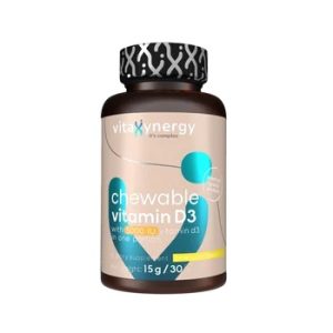 Vitamina D3 5000UI, 30 tablete masticabile, VitaXynergy