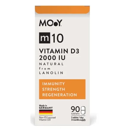 Vitamina D3 m10, 2000 IU, 90 tablete, Molecules of Youth