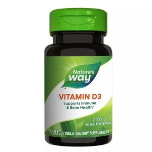 Vitamina D3 pentru adulti, 120 capsule moi, Nature's Way