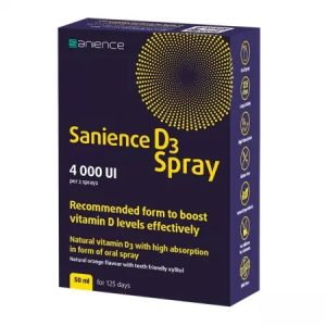 Vitamina D3 Spray 4000UI, 50ml, Sanience