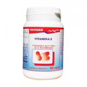 Vitamina E, 40 capsule, Favisan