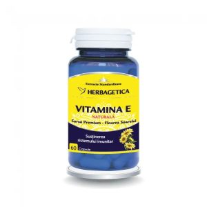 Vitamina E, 60 capsule, Herbagetica
