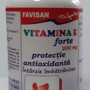 Vitamina E Forte 200mg, 30 capsule, Favisan