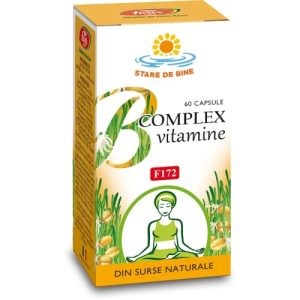 Vitamine naturale B Complex, F172, 60 capsule, Fares