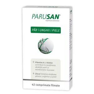 Vitamine Parusan pentru piele, par si unghii, 42 comprimate, Zdrovit