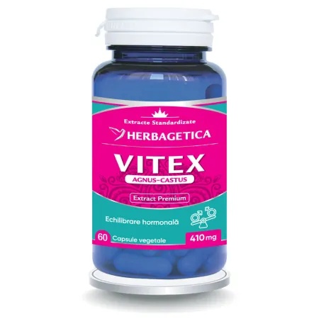 Vitex Agnus-Castus, 60 capsule, Herbagetica