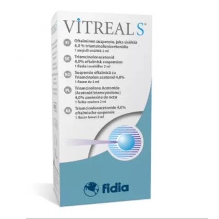 Vitreal S, suspensie oftalmica, 2 ml, Fidia