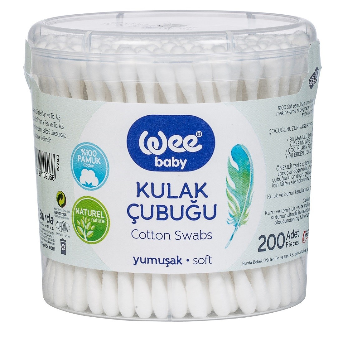WEE BABY Betisoare ORL x200buc - 906