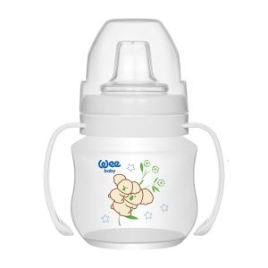 WEE BABY Pahar care nu curge cu maner 125ml -753