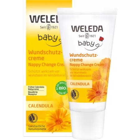 WELEDA Baby Crema cu galbenele zona scutec, 30ml