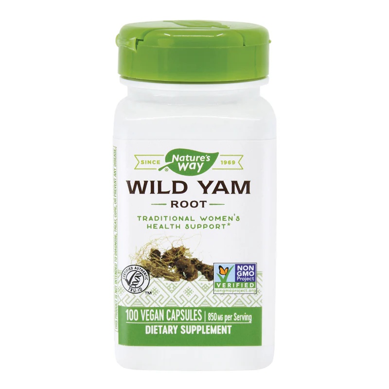 Wild Yam 425mg – 100 Capsule Vegetale | Nature's Way