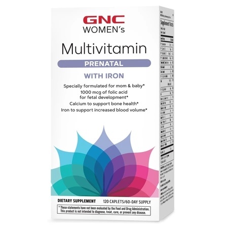 Women`s Prenatal Formula cu Fier, 120 tablete, GNC