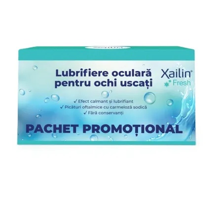 Xailin Fresh sol.oft, 30unidz, 1+1, pachet promo, MagnaPharm