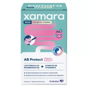 Xamara Duo AB Protect Kids cu aroma de fructe de padure, 10pl. orodisp, Dr Reddys