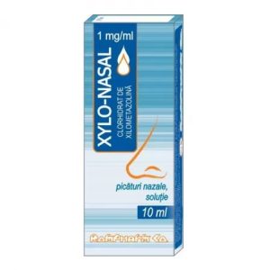 Xylo-Nasal 1mg/ml solutie nazala picaturi, 10ml, Rompharm
