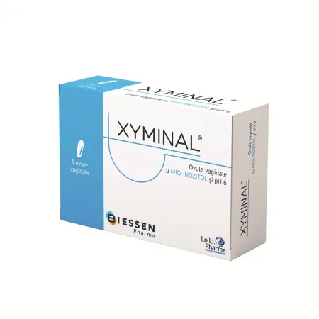 Xyminal Ovule vaginale cu Mio-Inozitol si pH 6 , 3ovule vag., Biessen Pharma