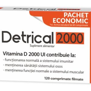 Zdrovit Detrical D3 2000IU x 120cp.film