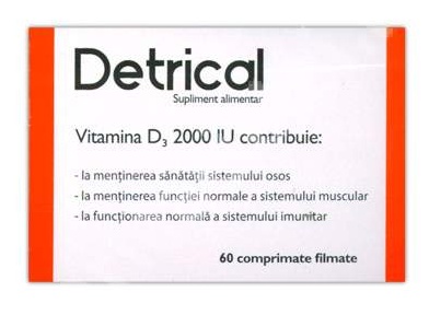 Zdrovit Detrical D3 2000IU x 60cp.film