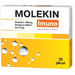 Zdrovit Molekin Imuno Vit C 1000mg +Vit D 2000UI + Zinc 10mg 10 pl